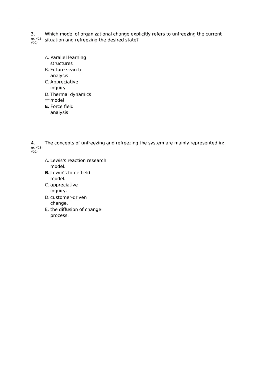 Chapter 15 Organizational Change Answer Key 1 - Page 2