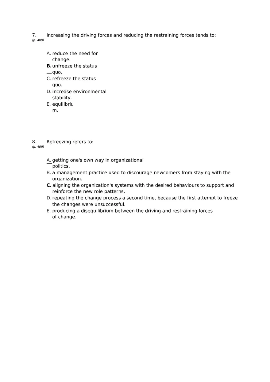 Chapter 15 Organizational Change Answer Key 1 - Page 4
