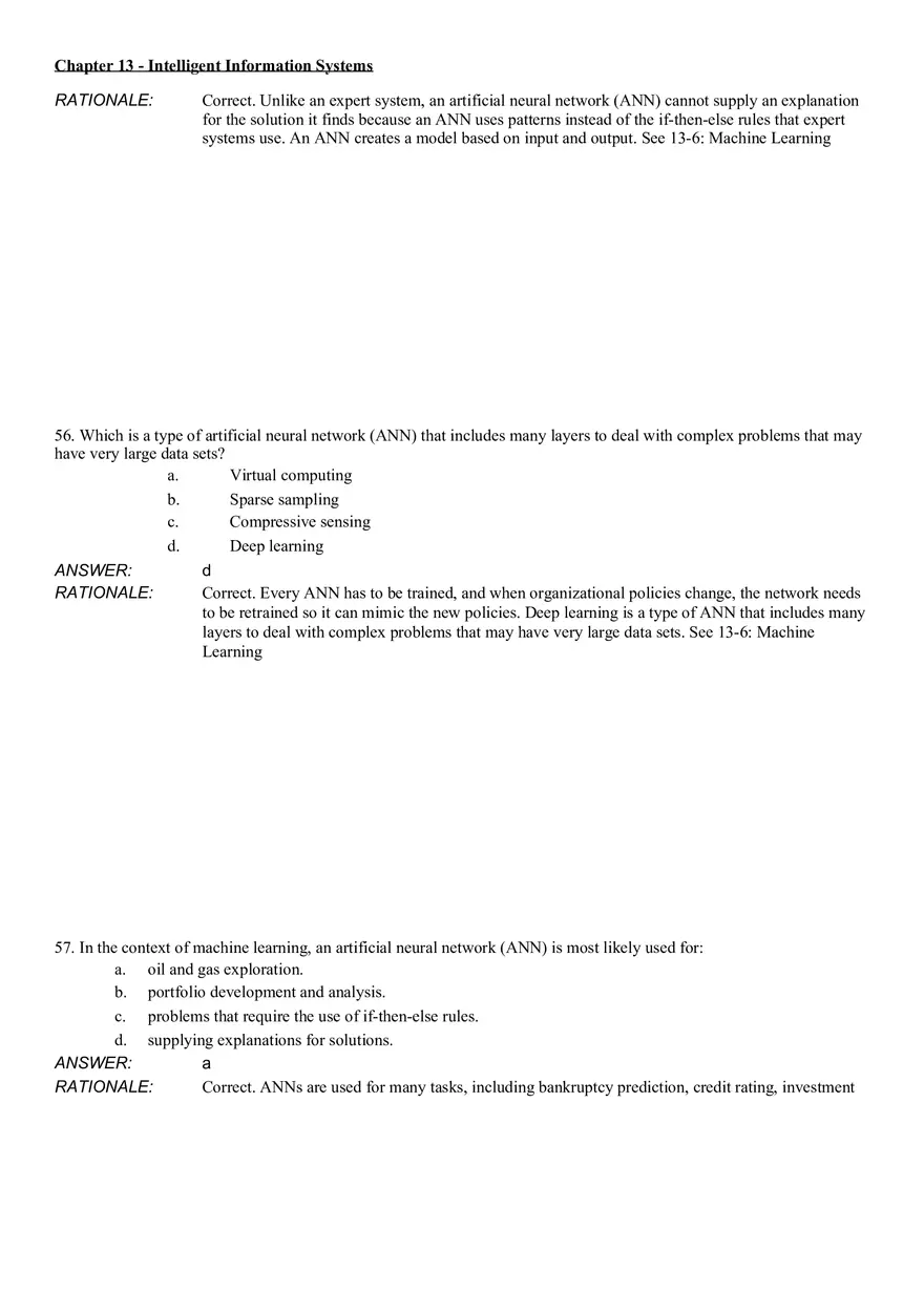 Intelligent Information Systems Answer Key 3 - Page 7