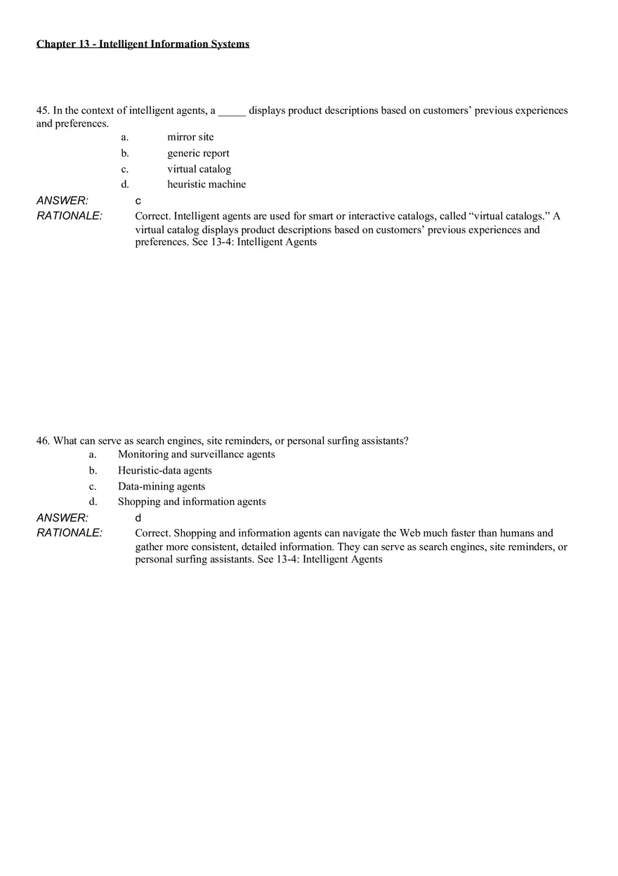 Intelligent Information Systems Answer Key 3 - Page 2