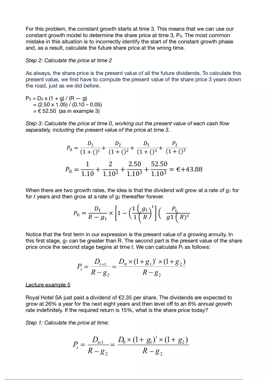 Business Finance Lecture 8 - Page 6
