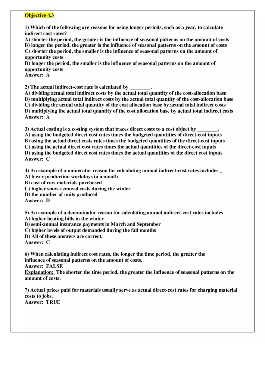Chapter 4 Job Costing Answer Key Part 1 - Page 7