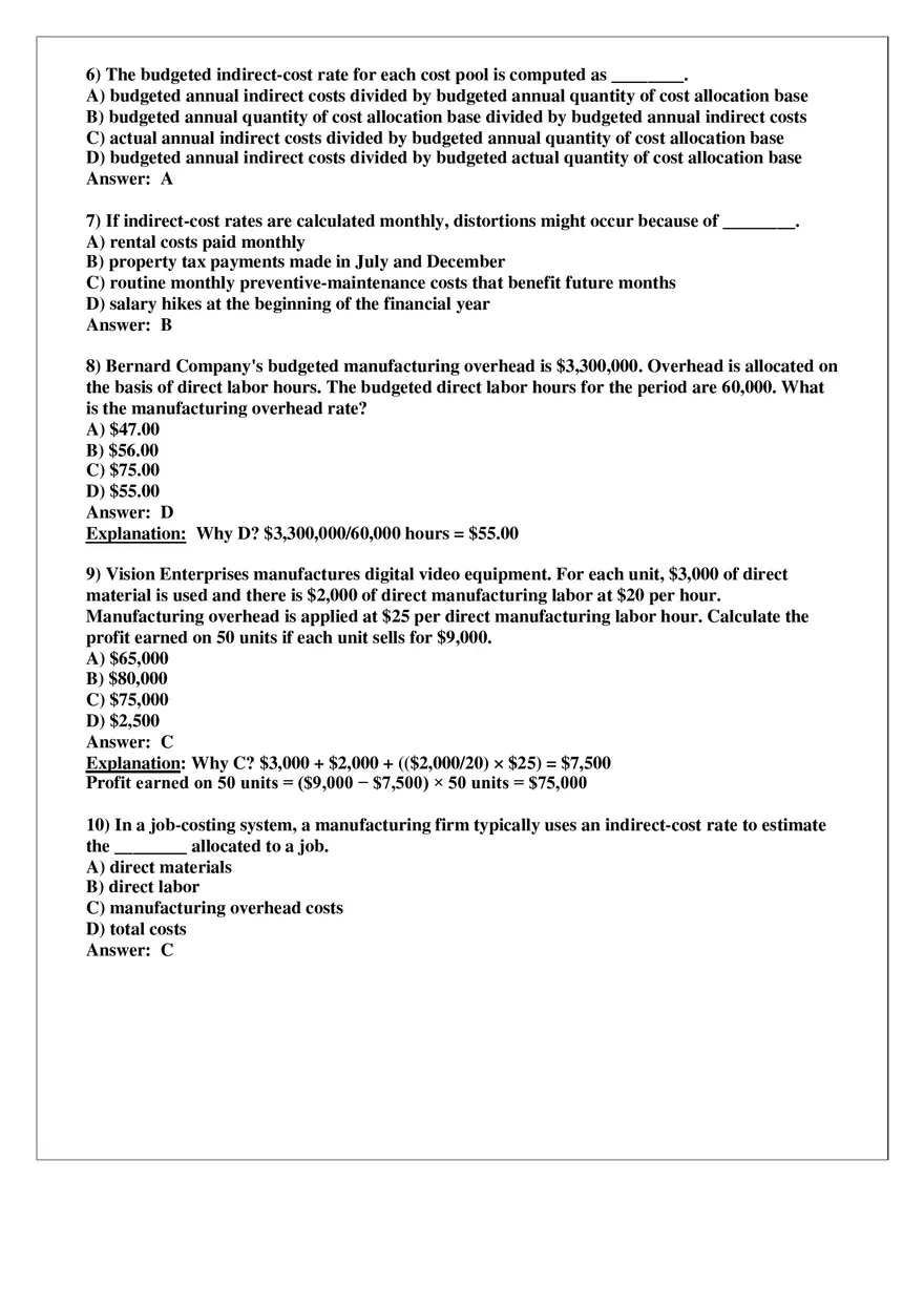 Chapter 4 Job Costing Answer Key Part 1 - Page 9