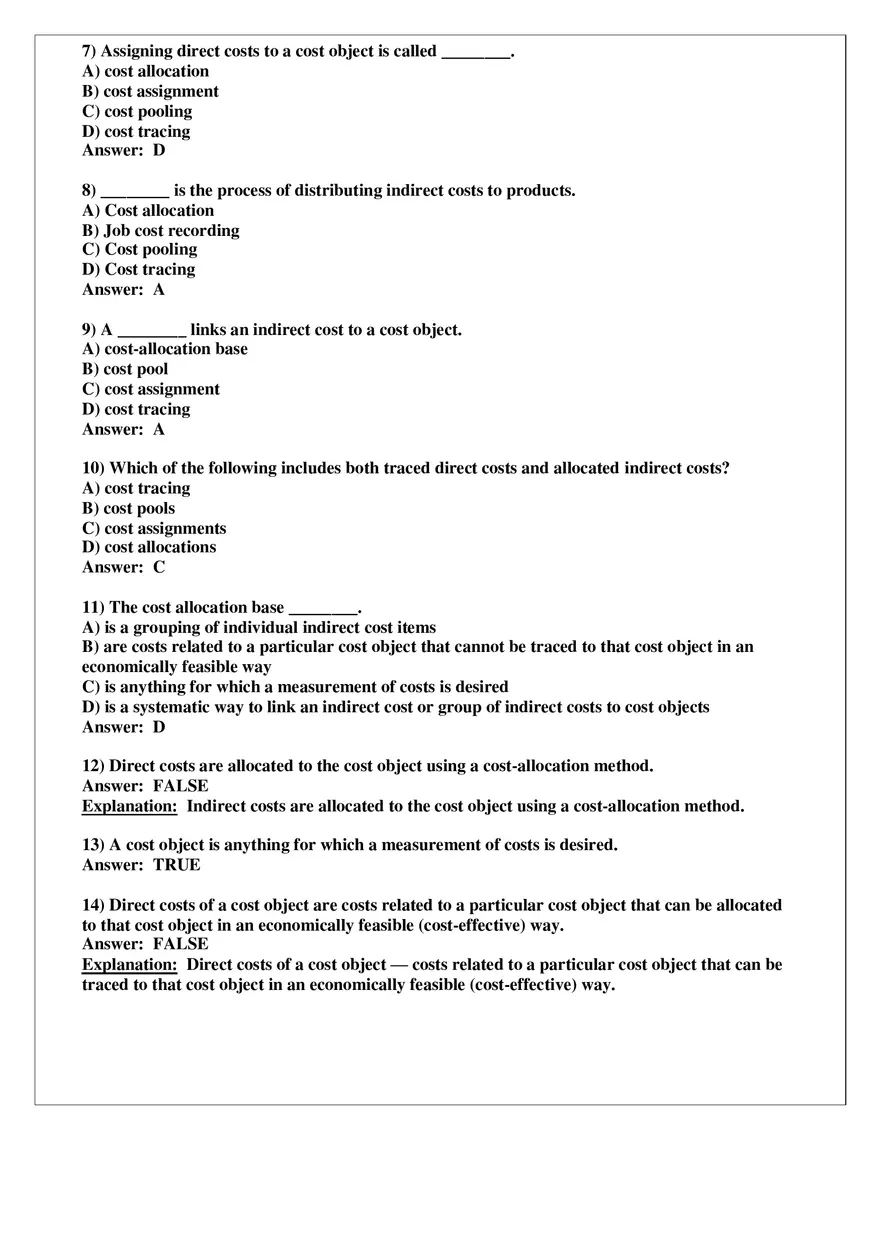 Chapter 4 Job Costing Answer Key Part 1 - Page 2