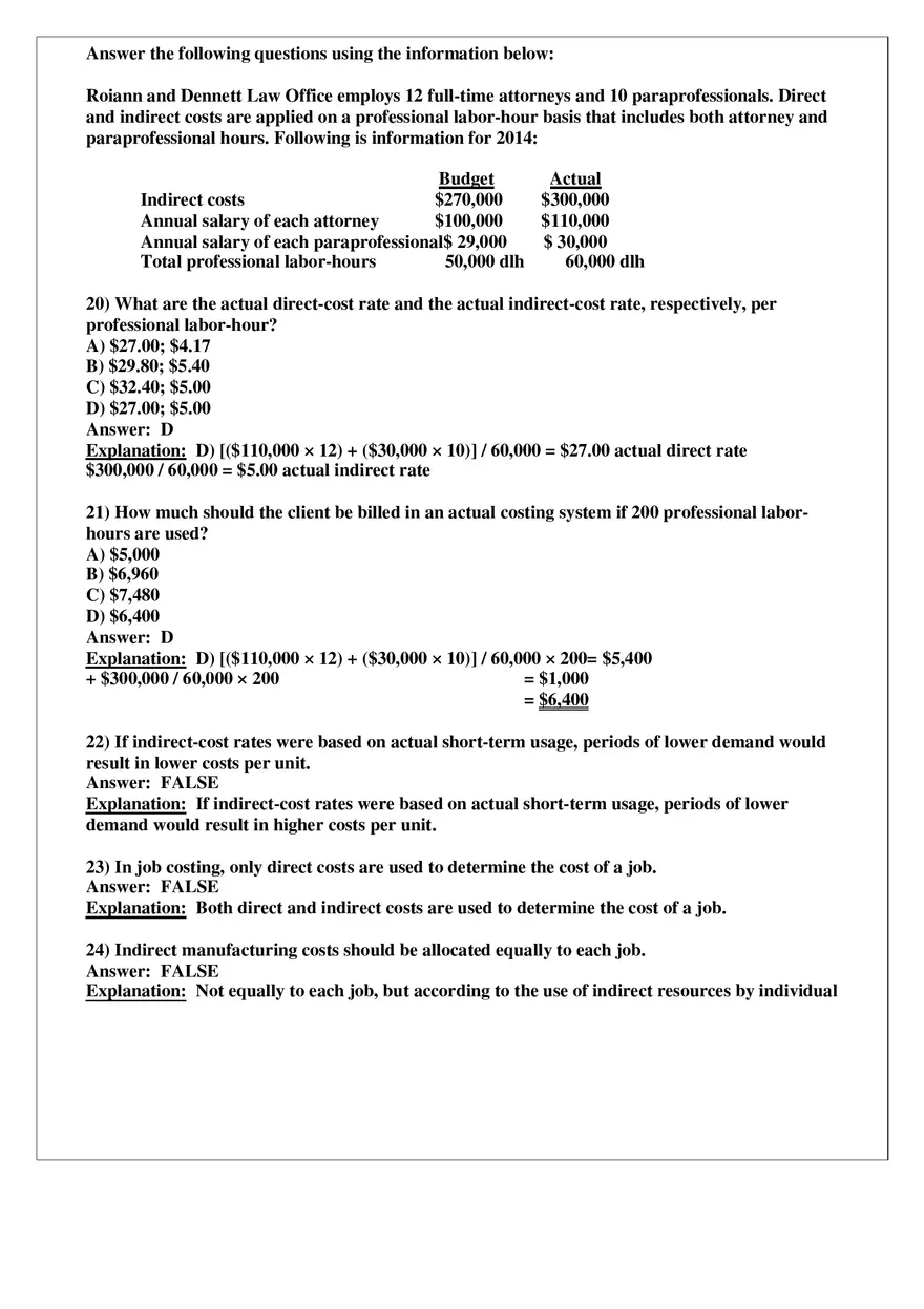 Chapter 4 Job Costing Answer Key Part 1 - Page 3