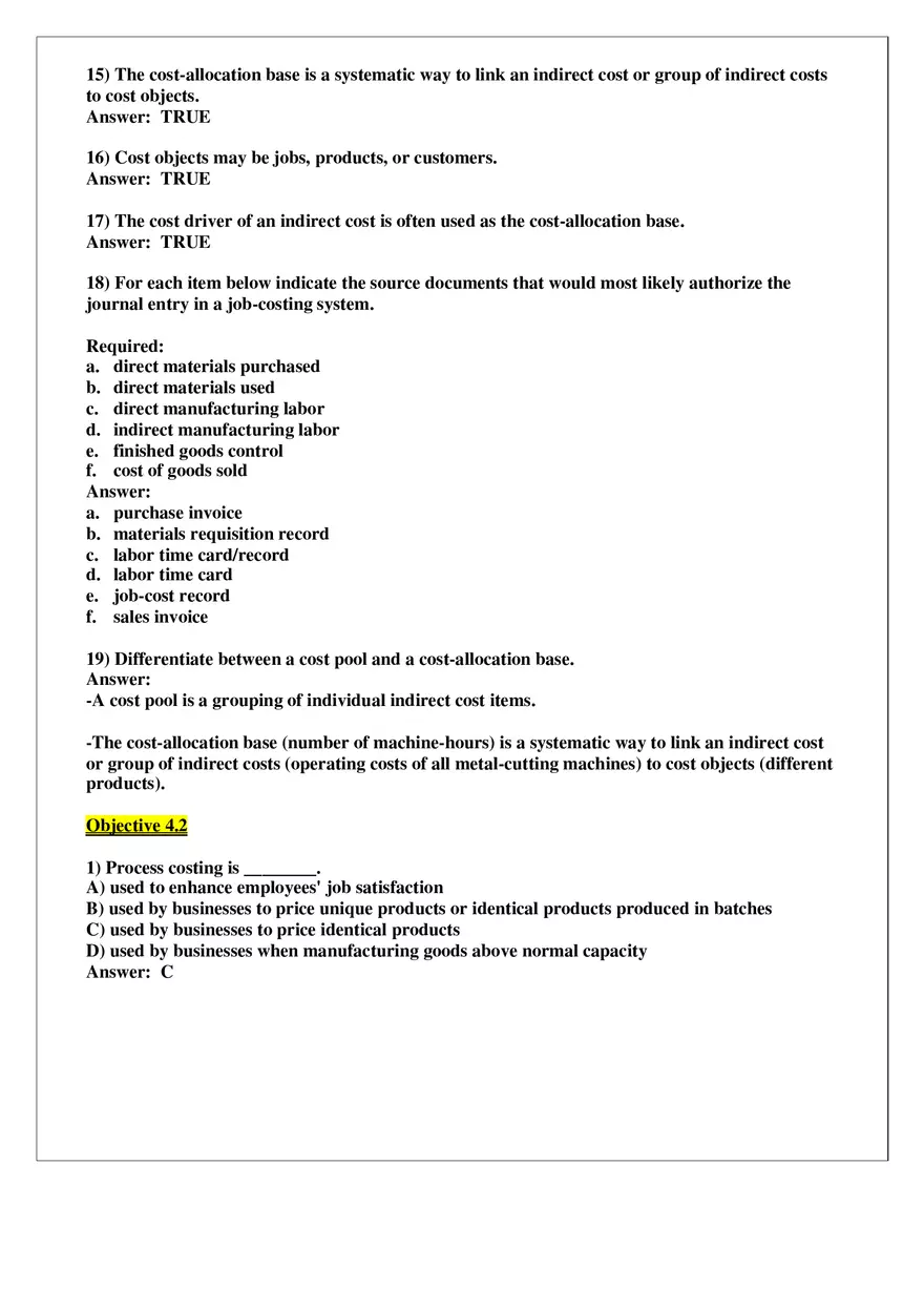 Chapter 4 Job Costing Answer Key Part 1 - Page 4