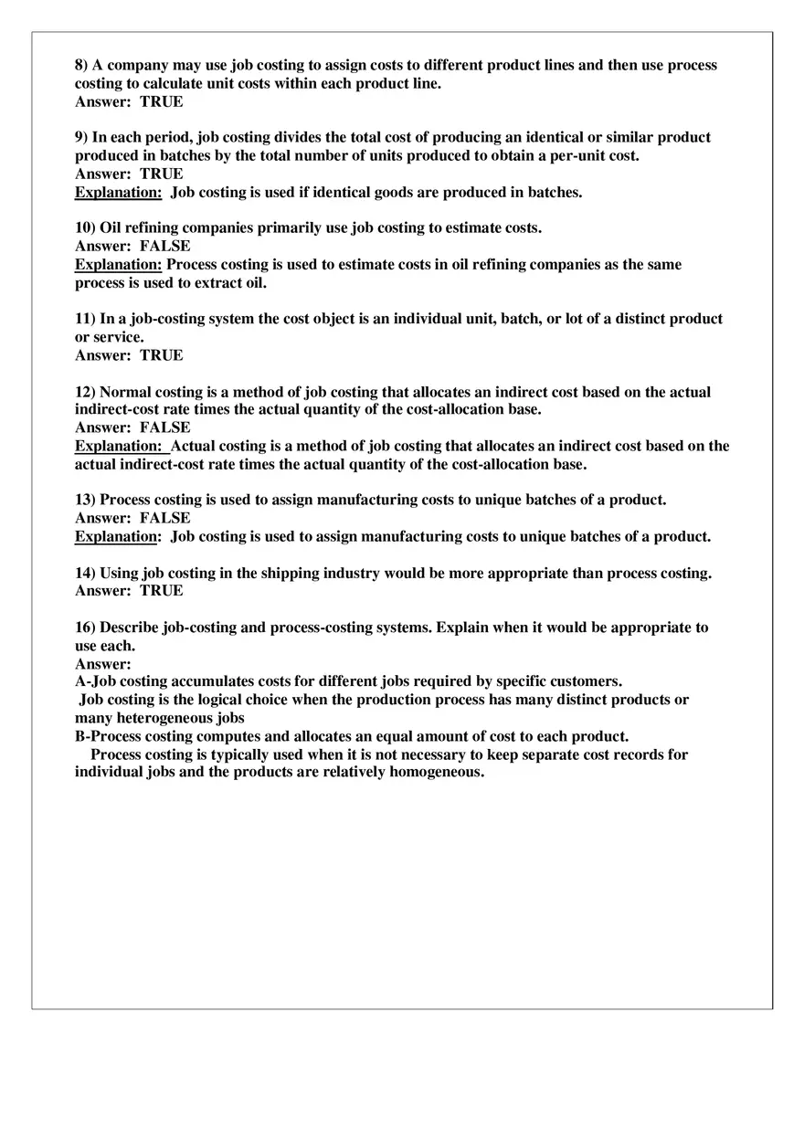 Chapter 4 Job Costing Answer Key Part 1 - Page 6