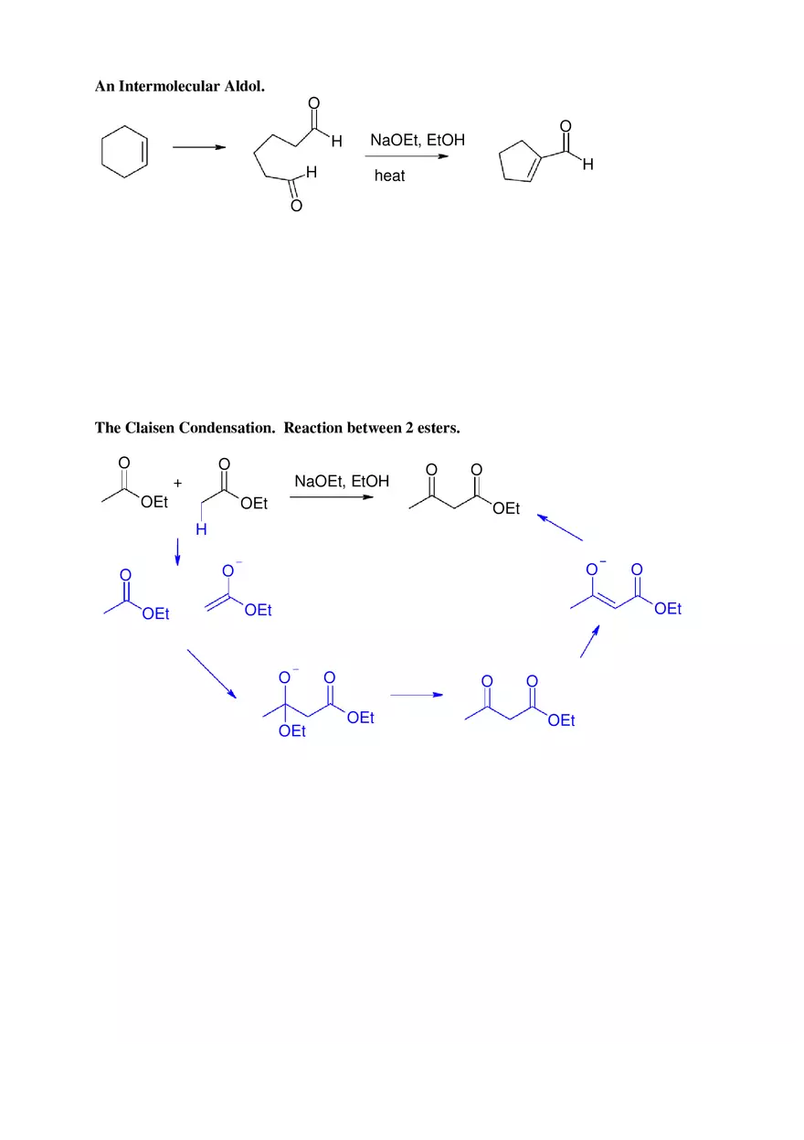 The Aldol Condensation - Practice Problems and Solutions - Page 3