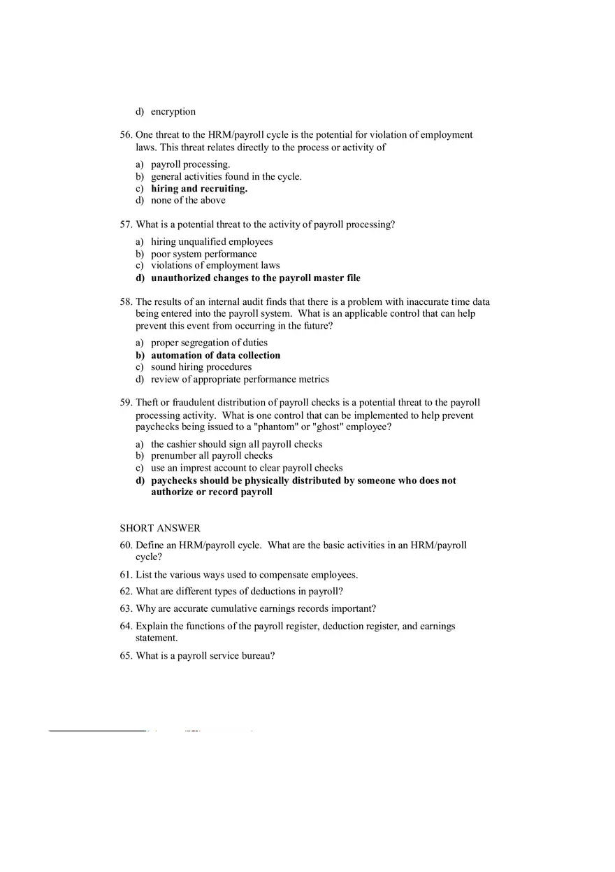 Accounting Information System Answer Key Chapter 13 - Page 7