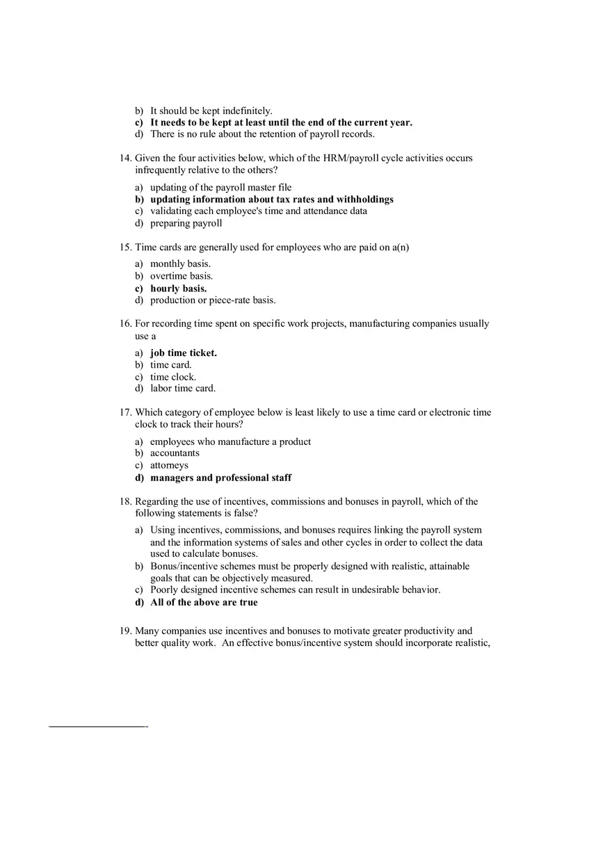 Accounting Information System Answer Key Chapter 13 - Page 14