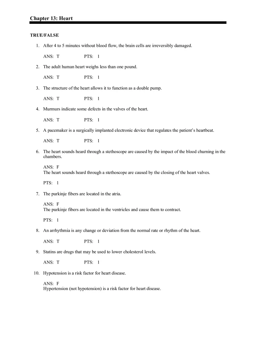 Chapter 13 Heart Answer Key - Page 1
