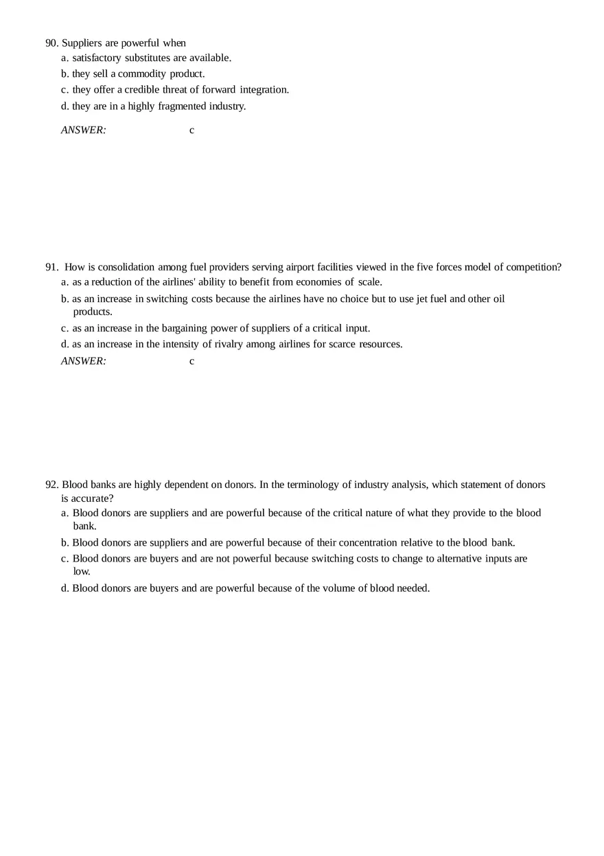 Strategic Management and Business Policy Conceptual Part 4 - Page 1