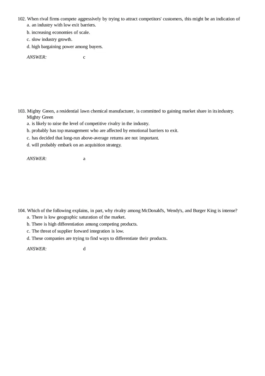 Strategic Management and Business Policy Conceptual Part 4 - Page 5
