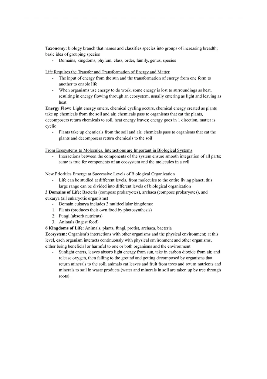 Evolution, the Themes of Biology, and Scientific Inquiry Part 1 - Page 3