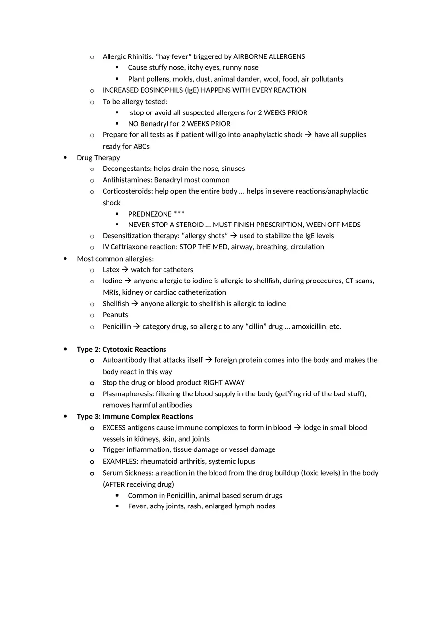 Adult Health HESI Study Guide Part 1 - Page 7