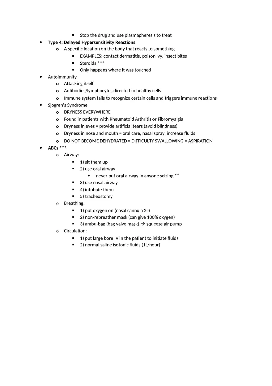 Adult Health HESI Study Guide Part 1 - Page 8