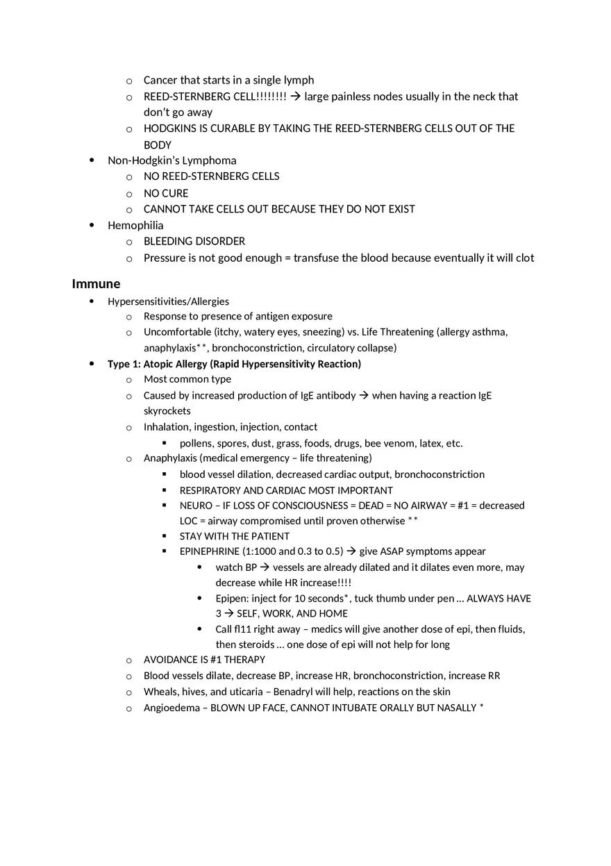 Adult Health HESI Study Guide Part 1 - Page 6