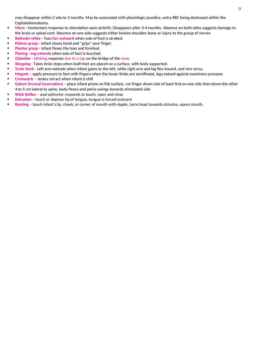 23 Questions Antepartum and Intrapartum - Page 9