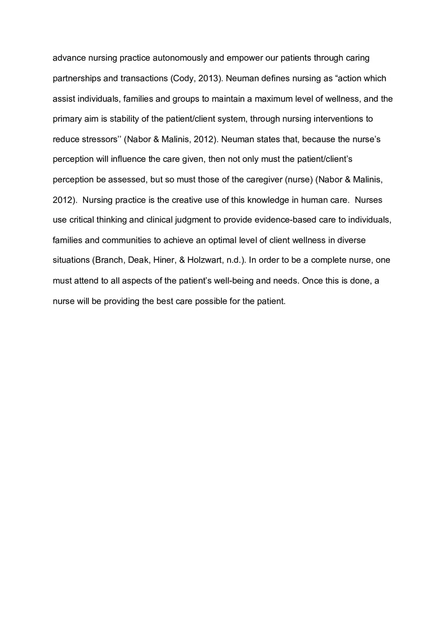 The Four Metaparadigms of Nursing - Page 2