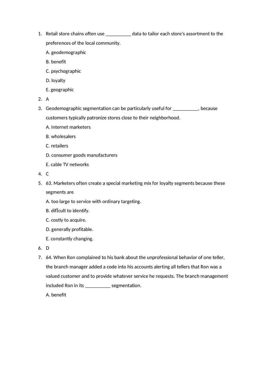 Customer Segmentation in Retail Marketing Notes - Page 1