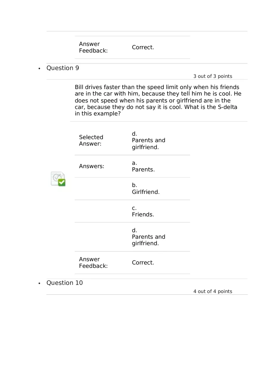 Advanced Concepts in Applied Behavior Analysis 1-13 Answers - Page 7