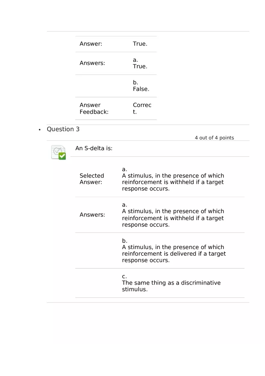 Advanced Concepts in Applied Behavior Analysis 1-13 Answers - Page 2
