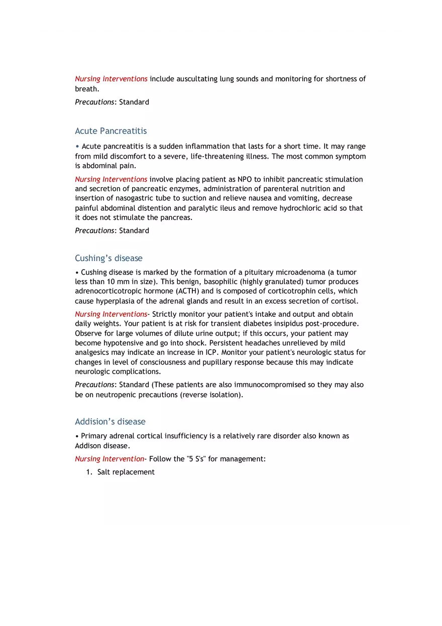 List of Medical Diseases, Conditions - Page 5