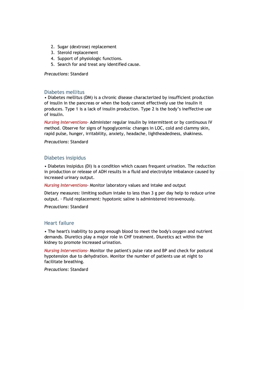 List of Medical Diseases, Conditions - Page 6