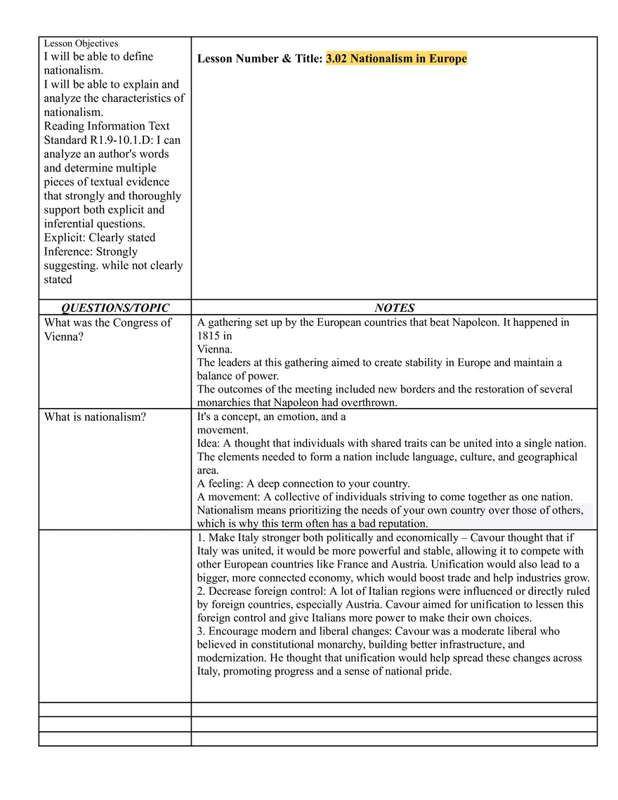 HST103A: Cornell Notes U3 - Page 2