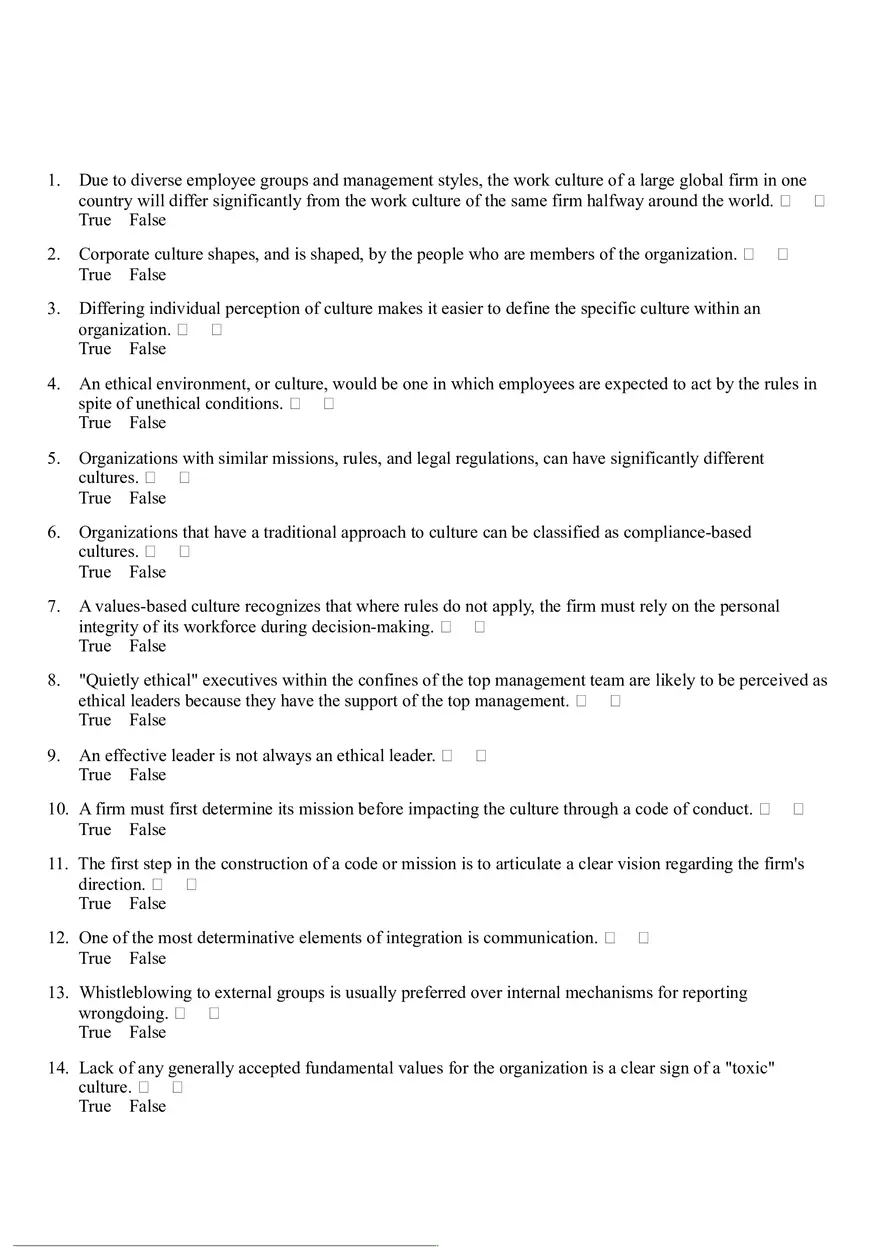 Job Analysis And Evaluation - Testbanks - Page 8