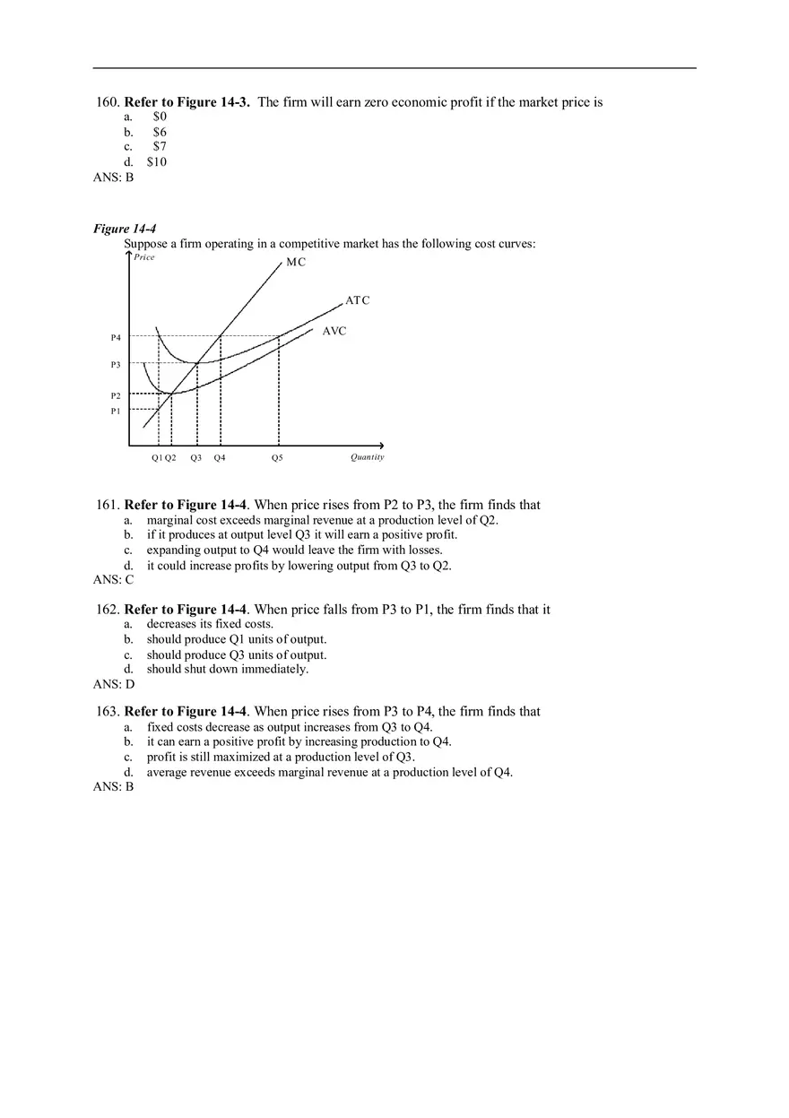 Chapter 14 Firms in Competitive Markets Answer Key Part 5 - Page 3