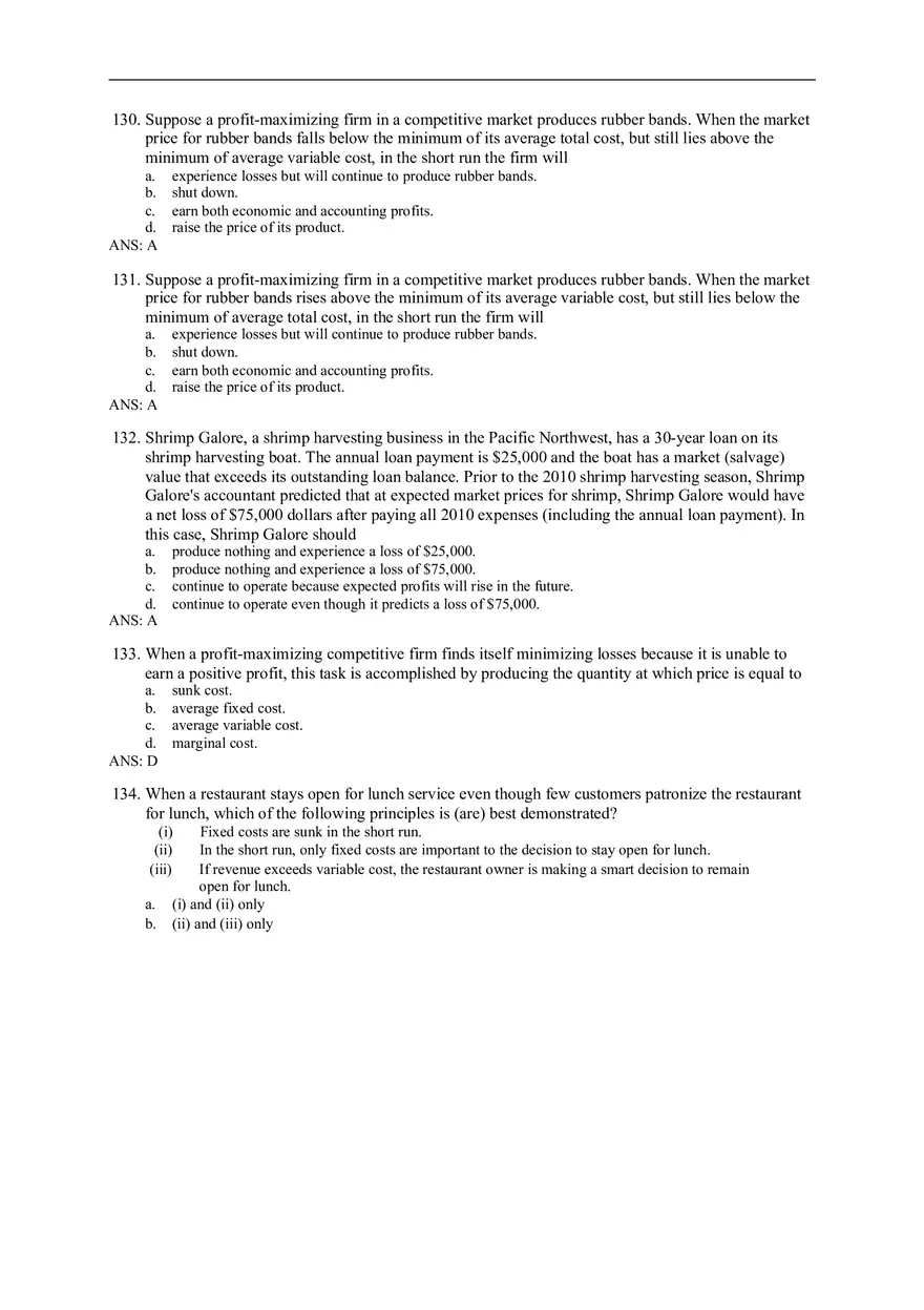 Chapter 14 Firms in Competitive Markets Answer Key Part 5 - Page 5