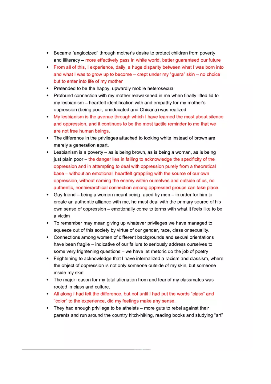 La Guera by Cherrie Moraga (1998) Summary - Page 2