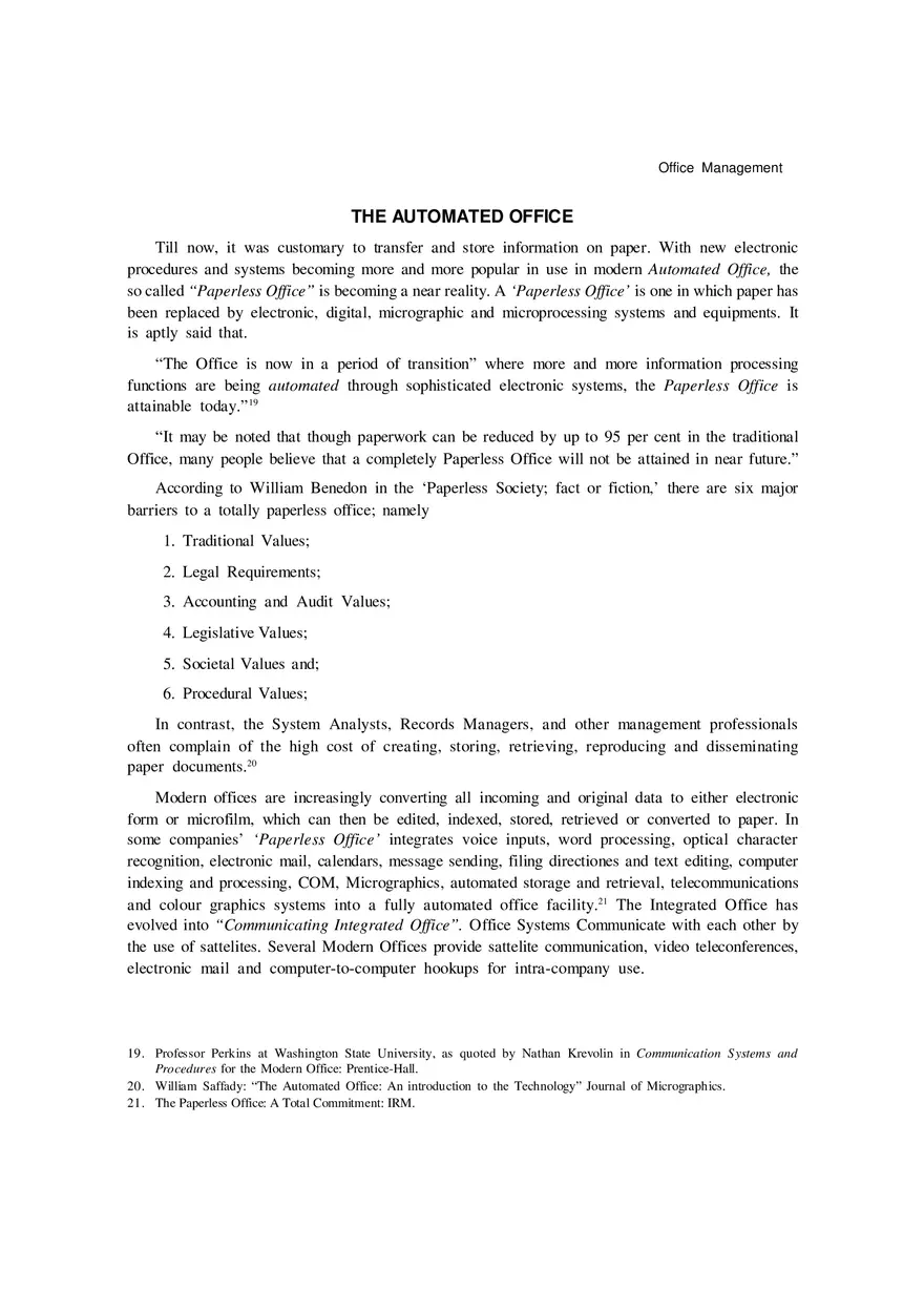 Modern Office and Its Functions Part 2 - Page 8