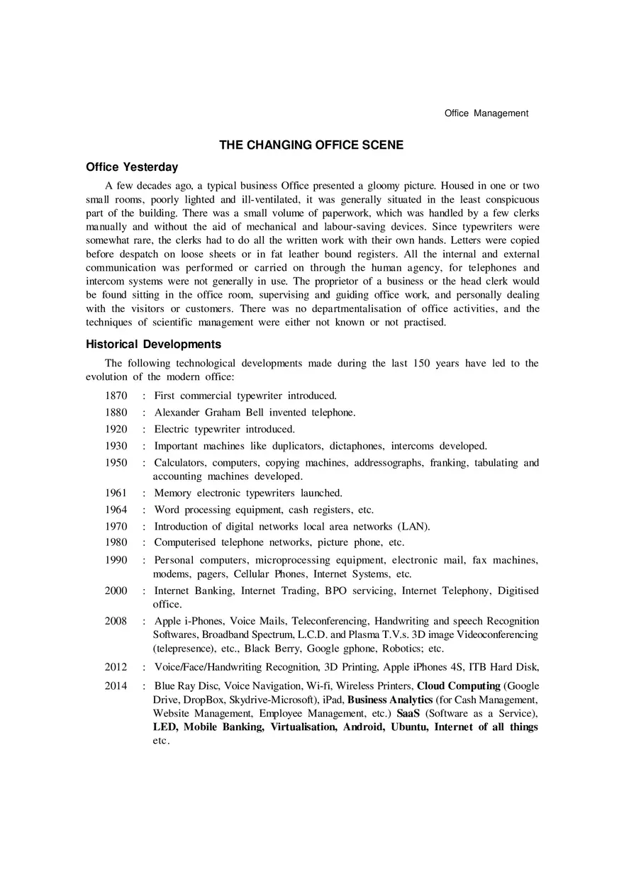Modern Office and Its Functions Part 2 - Page 1