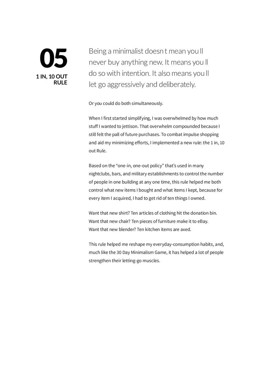 16 Rules for Living with Less Part 2 - Page 8