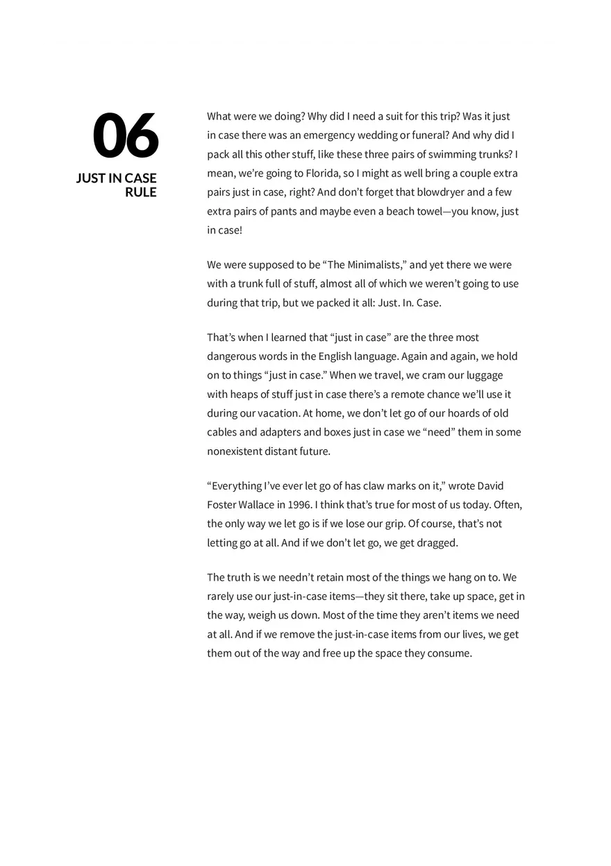 16 Rules for Living with Less Part 2 - Page 9