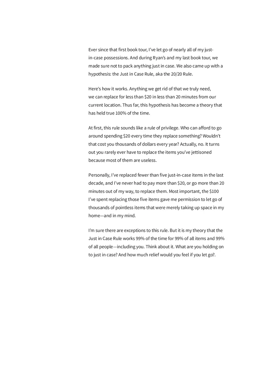 16 Rules for Living with Less Part 2 - Page 10