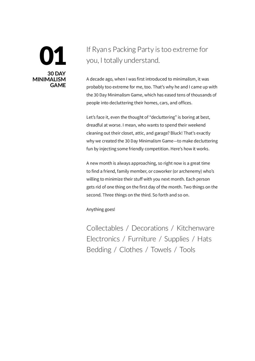 16 Rules for Living with Less Part 2 - Page 2