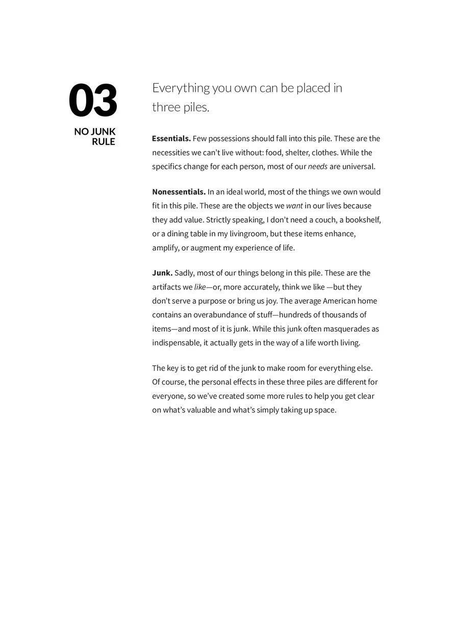16 Rules for Living with Less Part 2 - Page 6