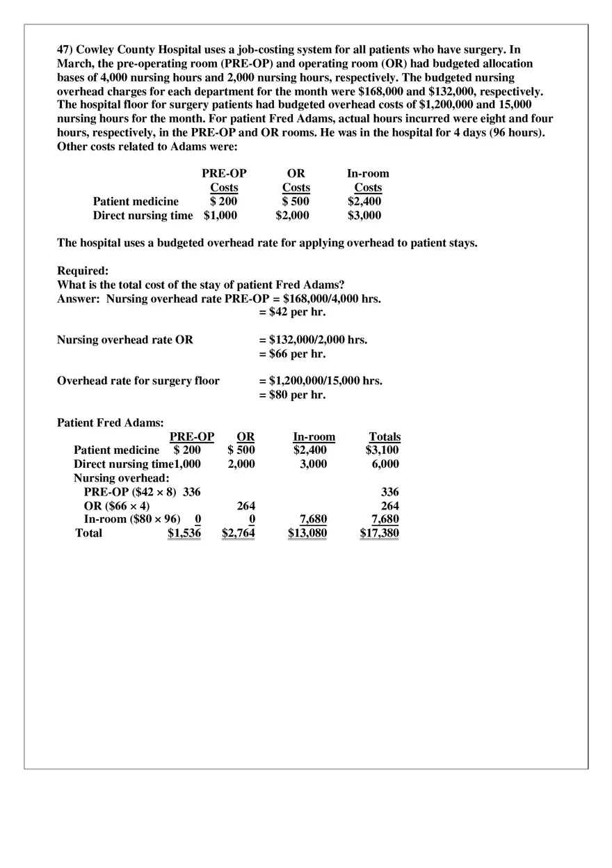 Chapter 4 Job Costing Answer Key Part 3 - Page 11