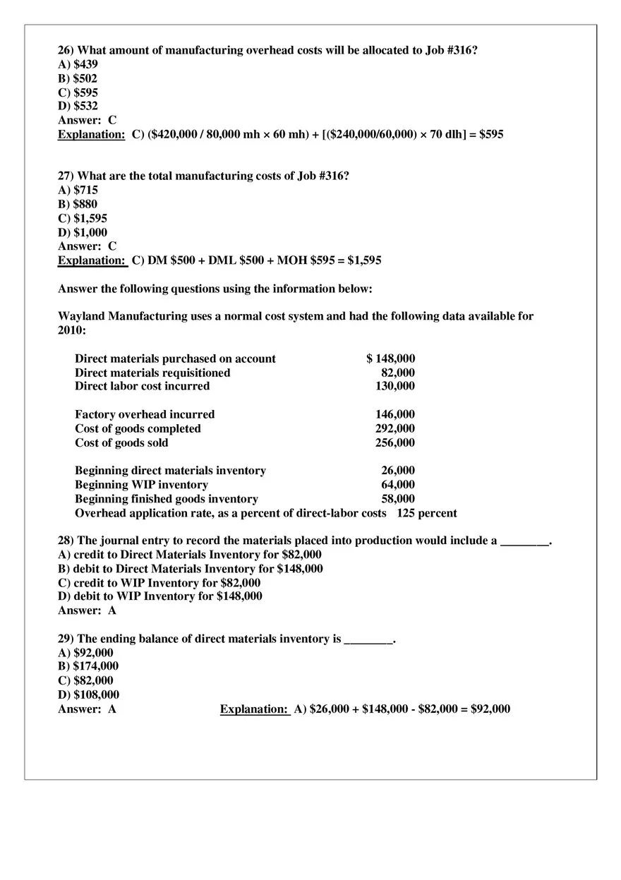 Chapter 4 Job Costing Answer Key Part 3 - Page 6