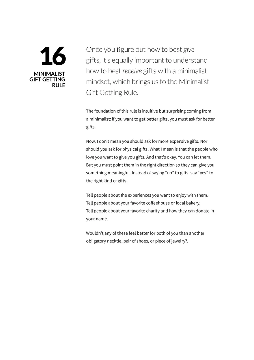 16 Rules for Living with Less Part 3 - Page 7