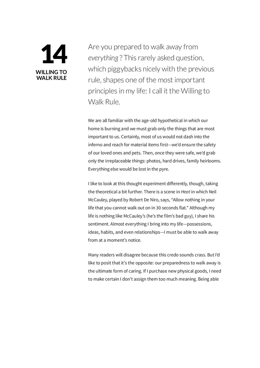 16 Rules for Living with Less Part 3 - Page 1