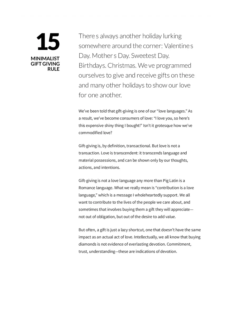 16 Rules for Living with Less Part 3 - Page 4