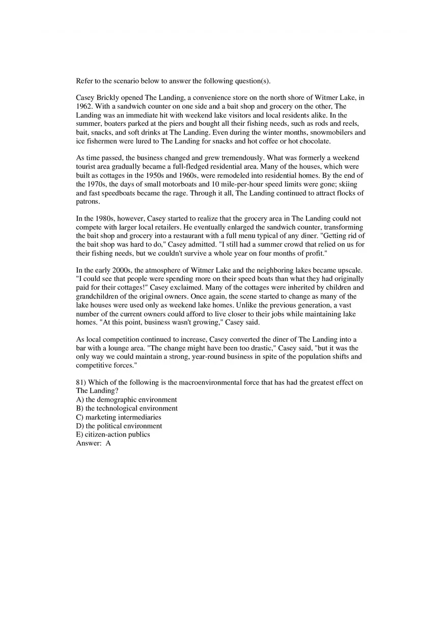 Analyzing the Marketing Environment Part 3 - Page 8