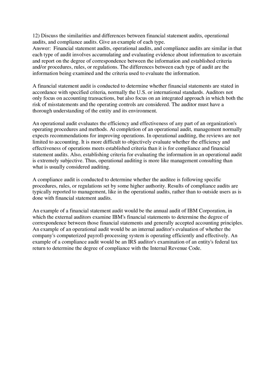 The Demand for Audit and Other Assurance Services Part 2 - Page 9