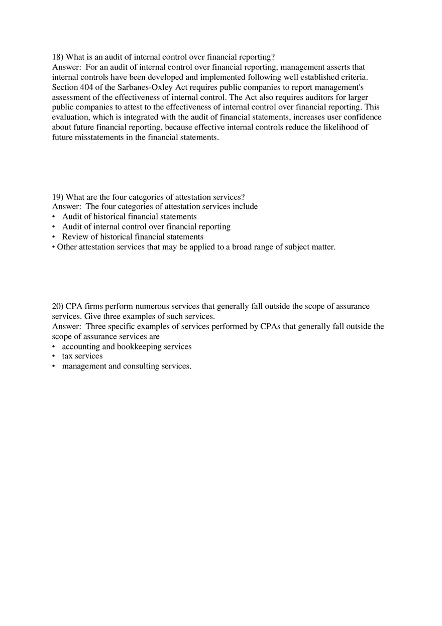 The Demand for Audit and Other Assurance Services Part 2 - Page 2