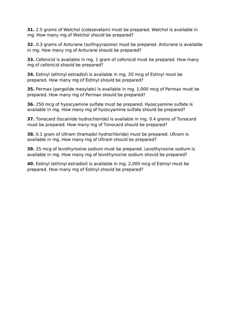 Metric Conversions Using ProCalc (Type 1-3 Calculator Method) - Page 4