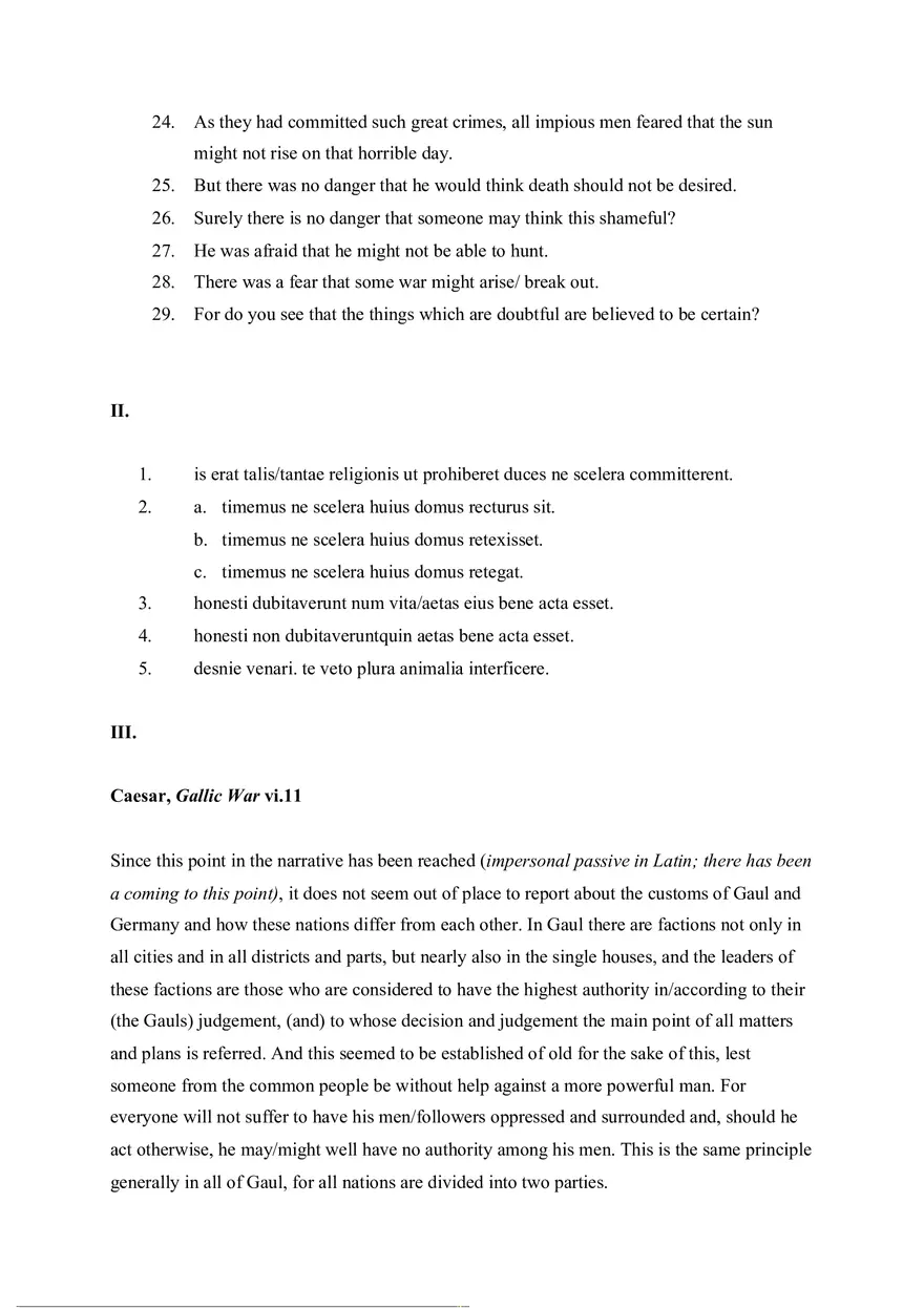 Answer Key for Latin. An Intensive Course Part 9 - Page 14